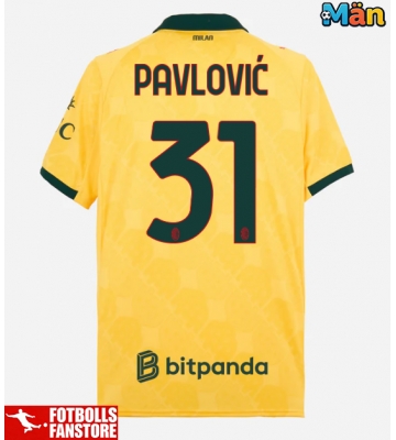 AC Milan Strahinja Pavlovic #31 Tredje Tröja 2025-26 Kortärmad